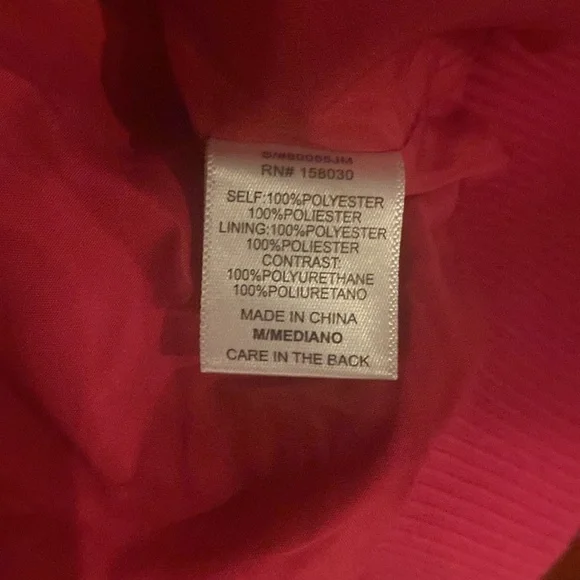 Barbie Pink Varsity Letter Baseball Jacket Love Tree Coat Large - Picture 9 of 13